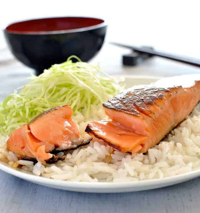 Authentic, classic Japanese marinade - only 3 ingredients, amazing flavour. Great with any fish. #fish #marinade #Japanese