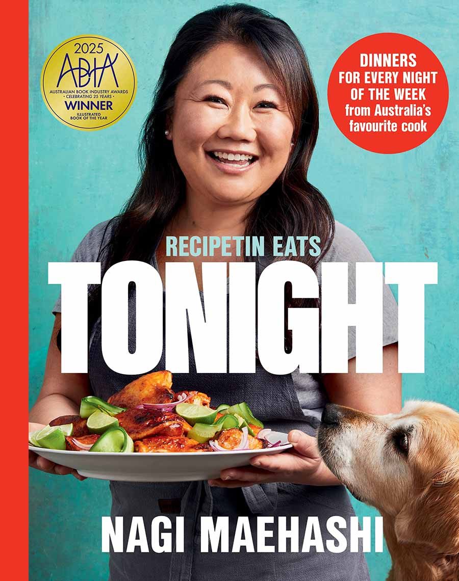 TONIGHT book cover with ABIA award badge