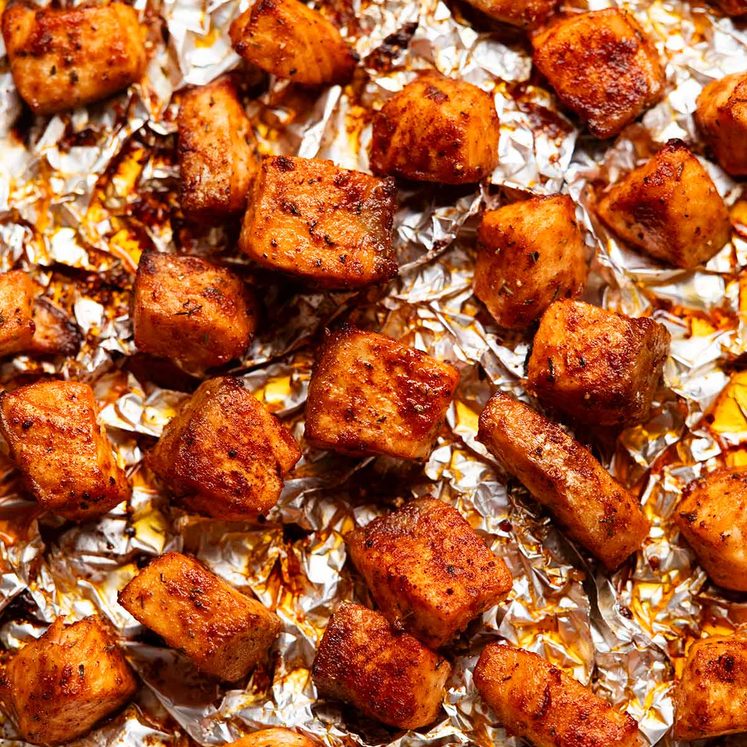 Cajun baked salmon