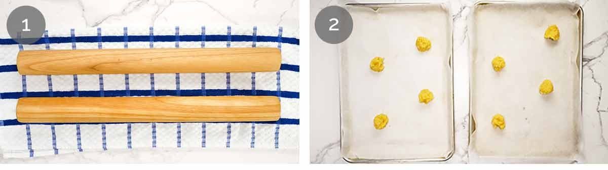 Lace tuiles steps