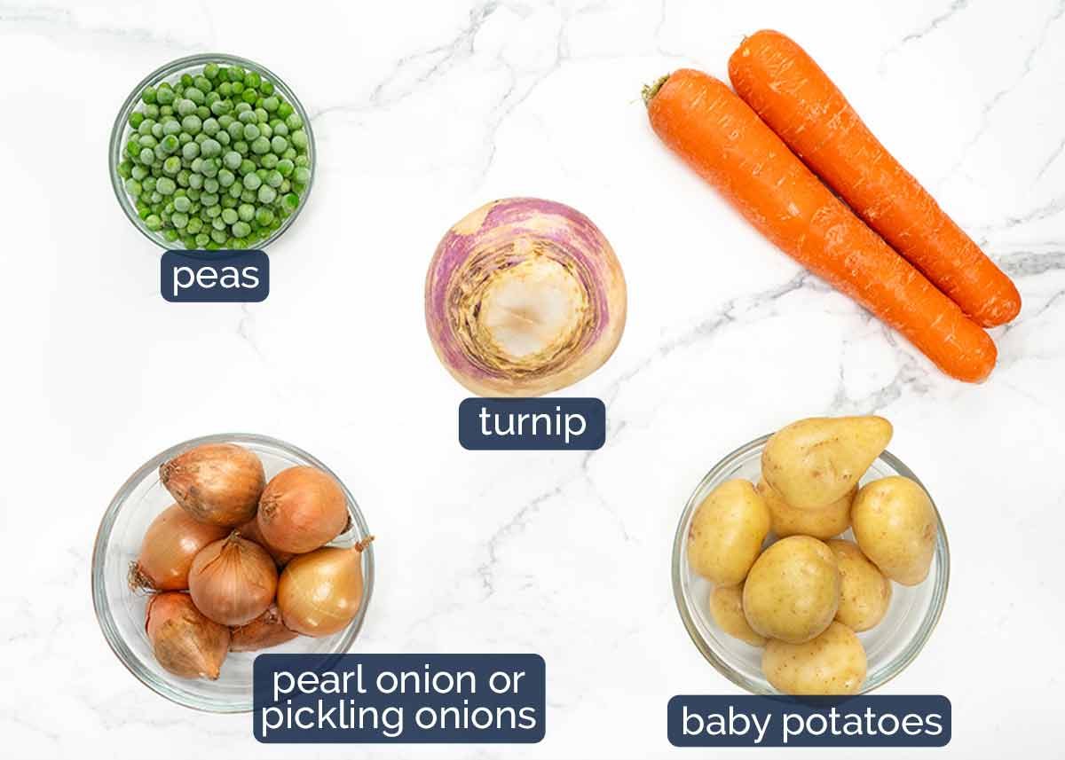 Lamb Navarin Ingredients