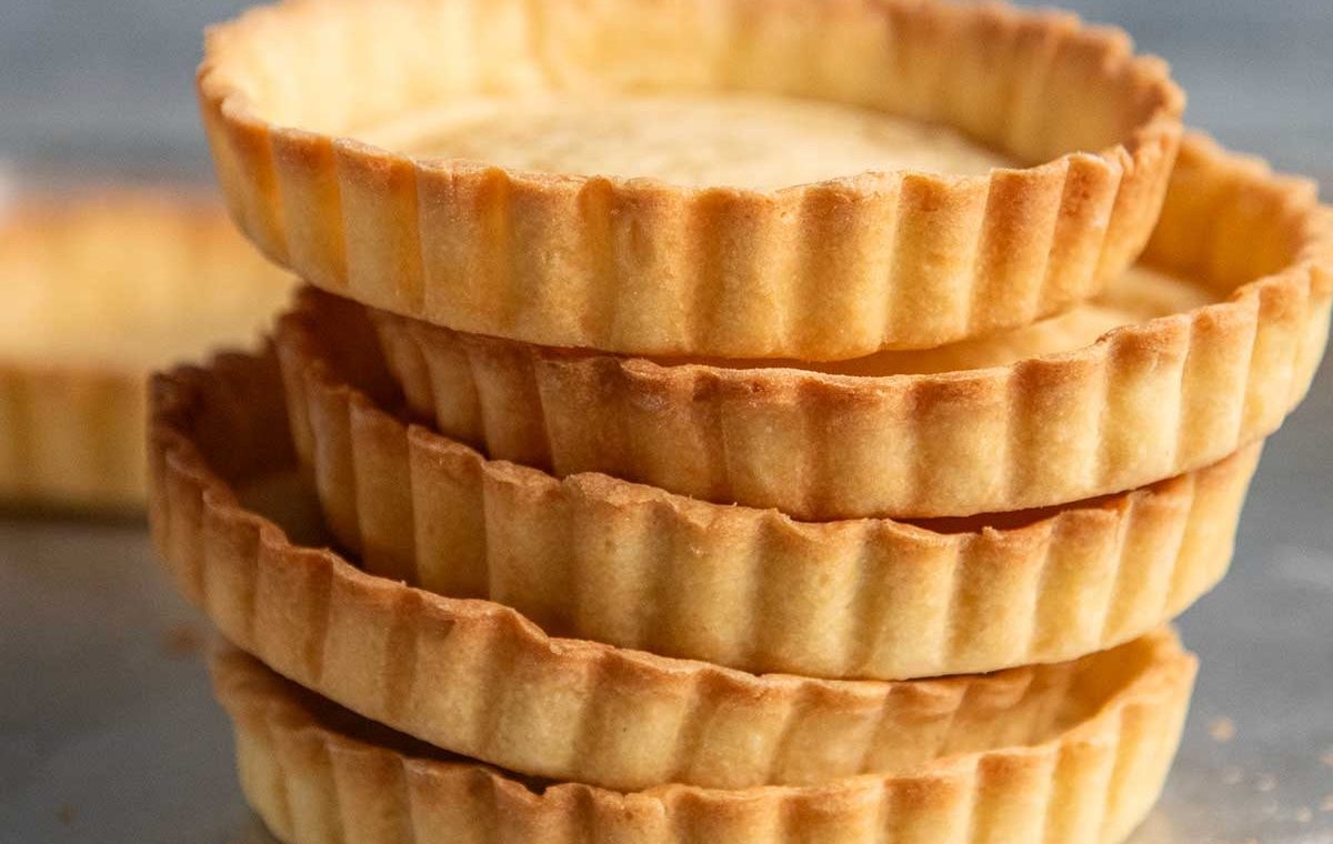 Sweet tartlet shell - pate sucree tart crust